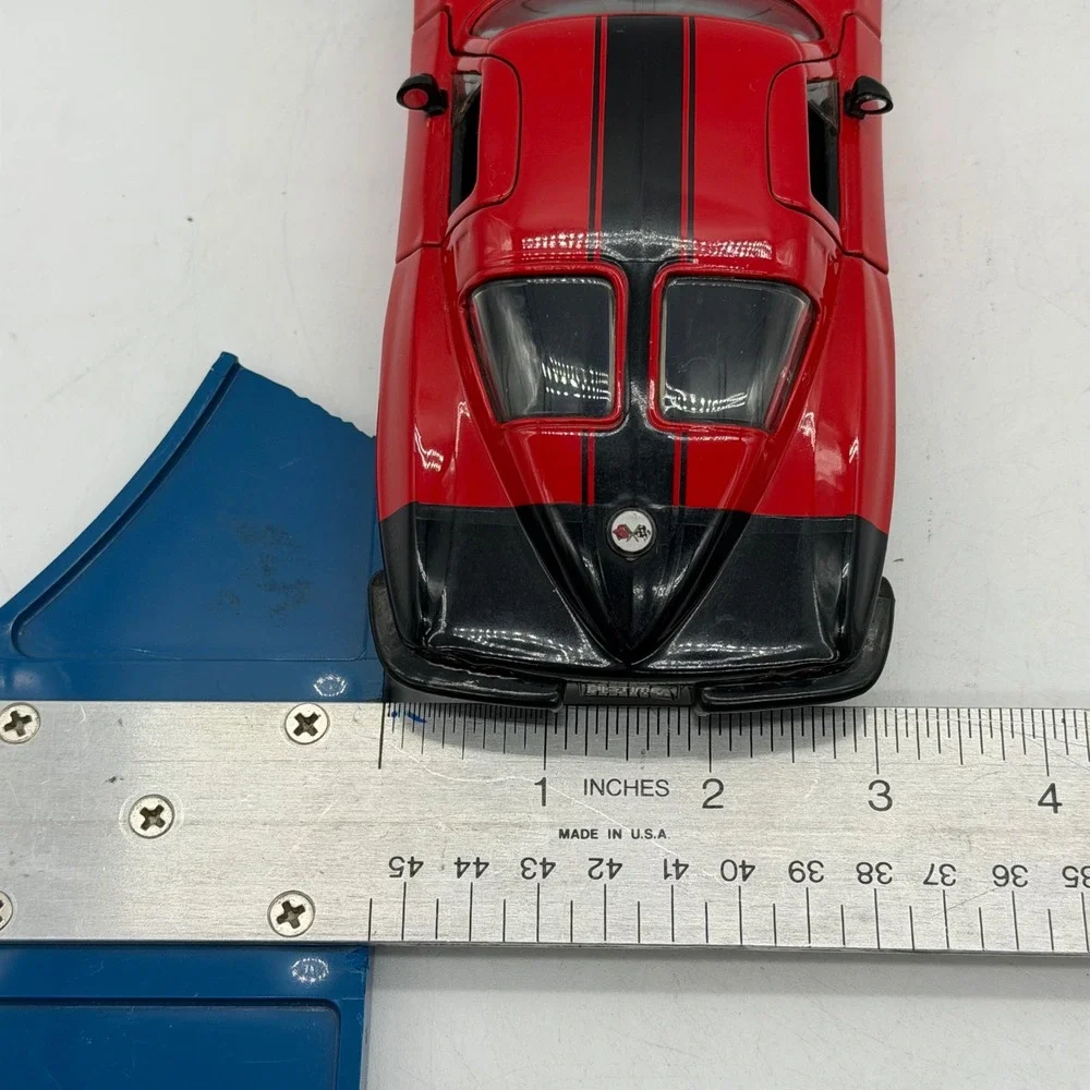 Jada Toys 90345 Bigtime Muscle 1/24 Red 1963 Chevy Corvette StingRay Diecast Car
